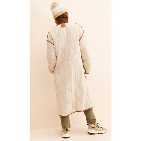 NWT / Free People / Lush It Duffle Coat / Quilted Boho Car Coat - Picture 4 of 6